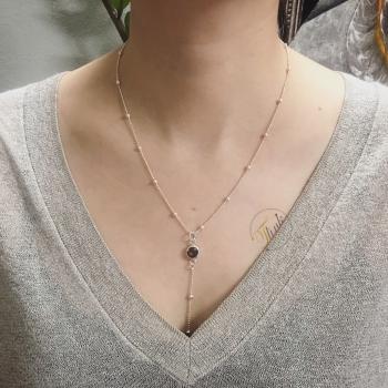 DÂY CHUYỀN BẠC KẾT HỢP MẶT ĐÁ TOPAZ