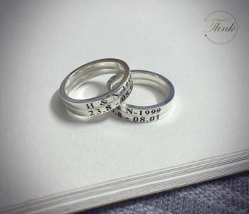 NHẪN BẠC KHẮC CHỮ COUPLE - LIÊN HỆ