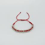 VÒNG MACRAME - HẠT BẠC BI 02