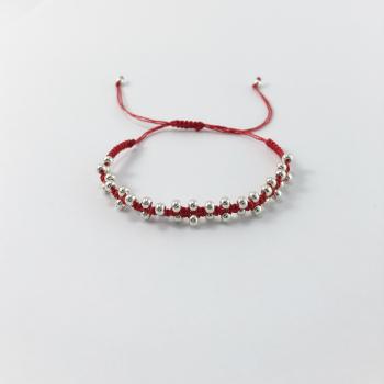 VÒNG MACRAME - HẠT BẠC BI 02
