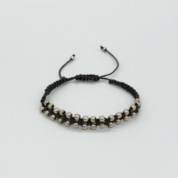 VÒNG MACRAME - HẠT BẠC BI 03