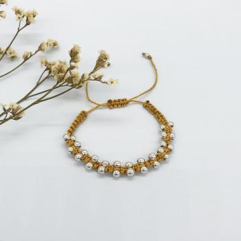VONG MACRAME - HẠT BẠC BI 04