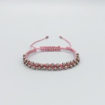 VÒNG MACRAME - HẠT BẠC BI 10